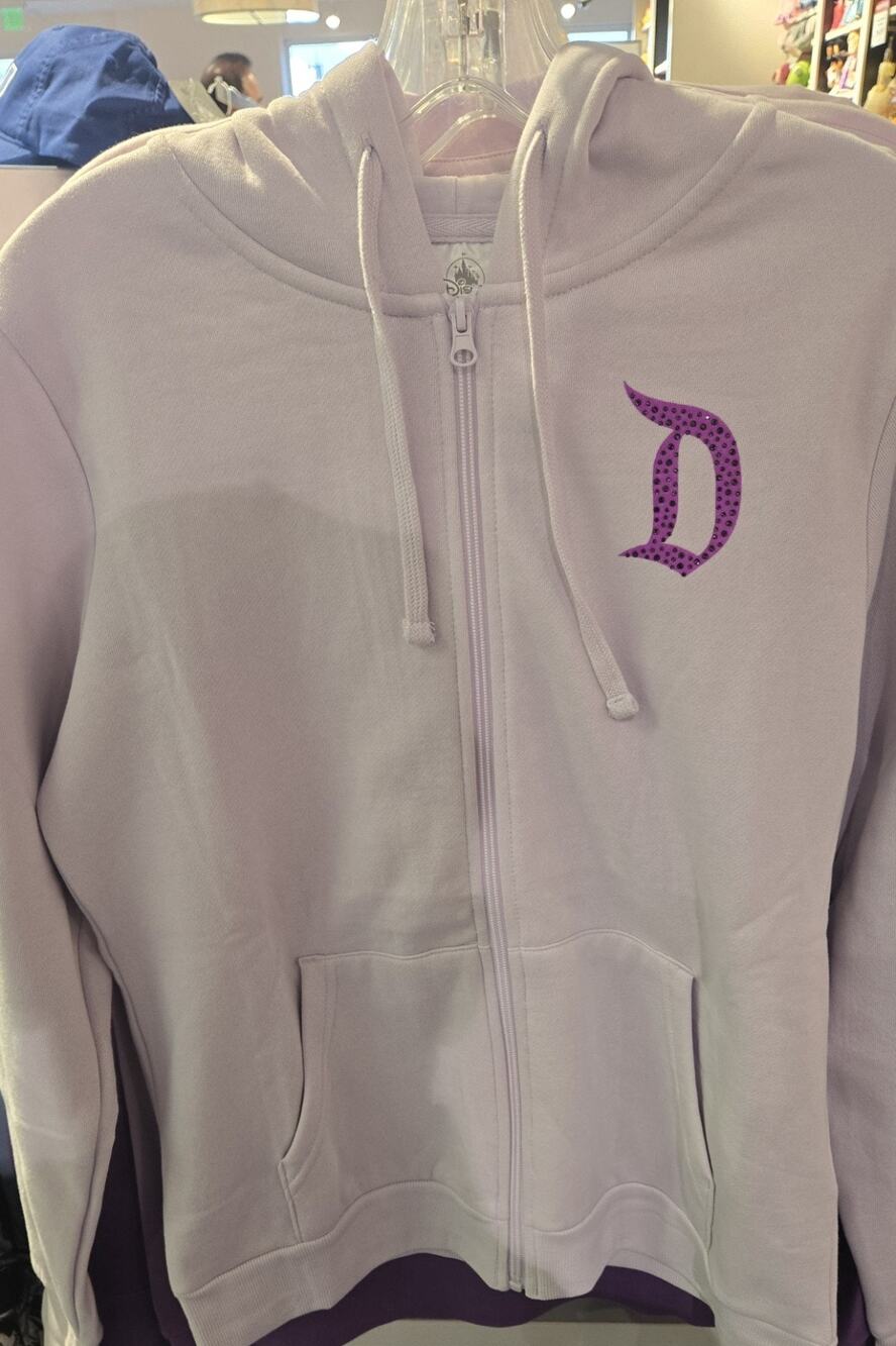 Disneyland Pink Rhinestone Bling Daisy Duck Zip Up Hoodie Small NWT 2026